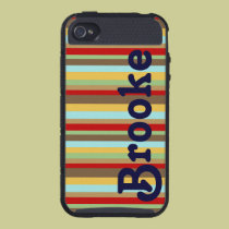 Colorful Striped iPhone 4 case skinit case