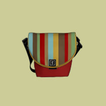 Colorful Striped Mini Zero Messenger Bag messenger bags