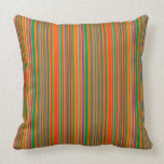 Colorful Stripes 01 Pillow