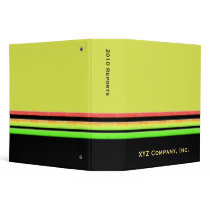colorful stripes binders