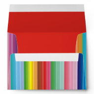 Colorful Stripes Envelopes envelope