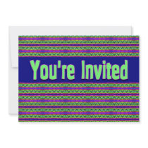 colorful stripes invitations by DonnasGreetingCards colorful stripes invitations