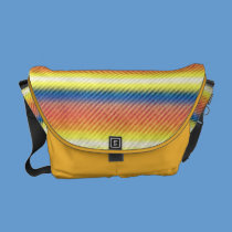 Colorful stripes messenger bags