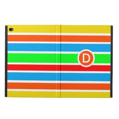 Colorful Stripes Monogram iPad Air 2 Powis iPad Air 2 Case