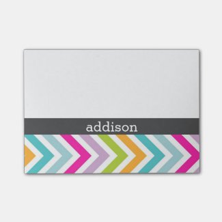 Colorful Stripes Post It Notes - Personalize Post-it® Notes