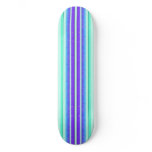 colorful stripes skate boards