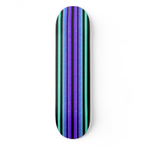 colorful stripes skate deck