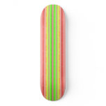colorful stripes custom skate board