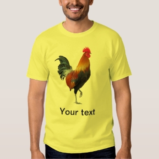 Colorful Strutting Rooster T-Shirt