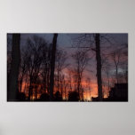 Colorful Suburban Dusk Print