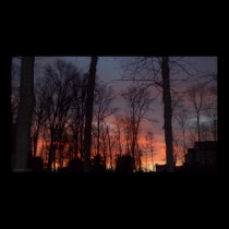 Colorful Suburban Dusk posters