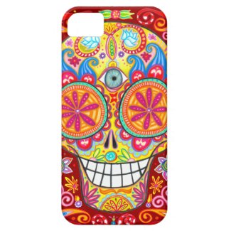 Colorful Sugar Skull iPhone 5 Case by Case-Mate