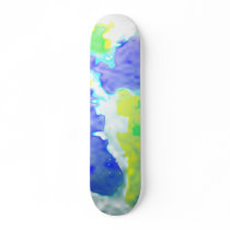 Colorful Summer Beach Board Skateboard Deck