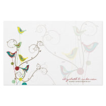 Colorful Summer Bird & Swirls Note Card Stationery by fat_fa_tin Colorful Summer Bird & Swirls Note Card Stationery