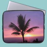 Colorful Sunset and Palm Tree Laptop Sleeve laptop sleeves