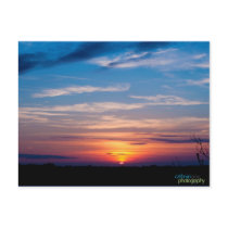 Colorful Sunset at Kiawah Island postcards