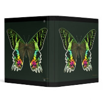 Colorful Sunset Moth Avery Binder