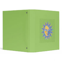 Colorful Sunshine Vinyl Binder