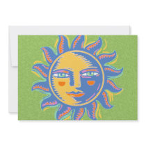 Colorful Sunshine Personalized Invites