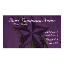 Colorful Superstar Business Card