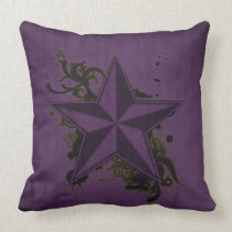 Colorful Superstar Throw Pillows