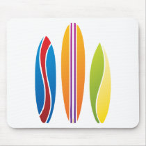 Colorful Surfboards mousepads