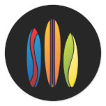 Colorful Surfboards stickers