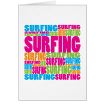 Colorful Surfing Cards