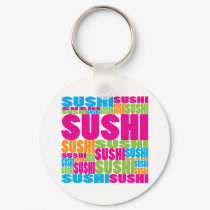 Colorful Sushi keychains by busybees Colorful Sushi keychains