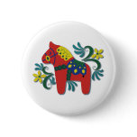 Colorful Swedish Dala Horse Pins
