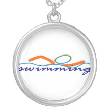 Colorful Swim Symbol Pendant