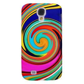 Colorful Swirl Abstract Samsung Galaxy S4 Case