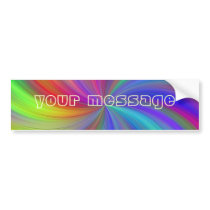 colorful swirl bumper stickers
