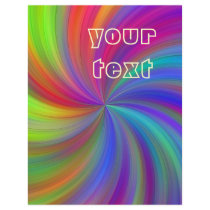 colorful swirl letterhead
