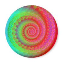 Colorful Swirl Magnet by mlane53 Colorful Swirl Magnet