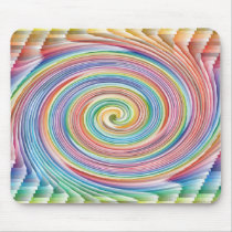 Colorful swirl pattern mousepad by JKdesigns Colorful swirl pattern mousepad