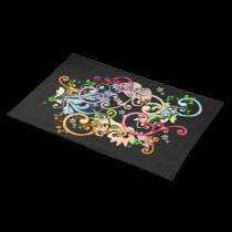 Colorful Swirls placemats