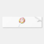 colorful swirly lollipop bumper stickers