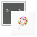 colorful swirly lollipop pinback buttons