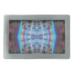Colorful symmetry rectangular belt buckle