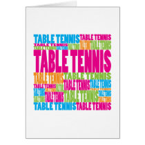 Colorful Table Tennis cards by busybees Colorful Table Tennis cards