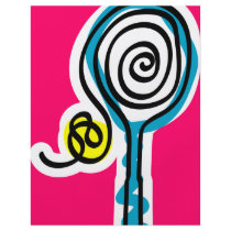 Colorful Tennis Spiral Rope Personalized Flyer