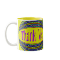 Colorful Thank You mugs by DonnasGreetingCards Colorful Thank You mugs