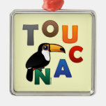 Colorful Toucan Premium Square Ornament