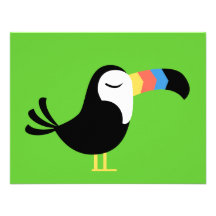 Colorful Toucan Personalized Invitation