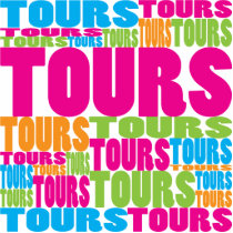 Colorful Tours photo sculptures by busybees Colorful Tours photo sculptures