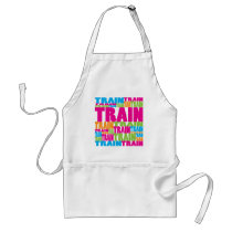Colorful Train aprons