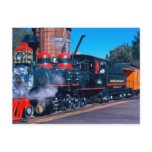 Colorful Train postcard