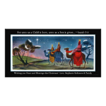 Colorful Travelers Flat Christmas Greeting Card Photo Cards
