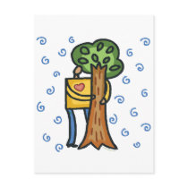 Colorful Tree Hugger postcards